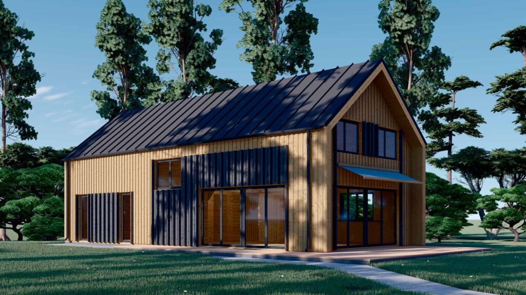 Constatine 1.5 plans hus, kan bruges til sommerhus og helårshu